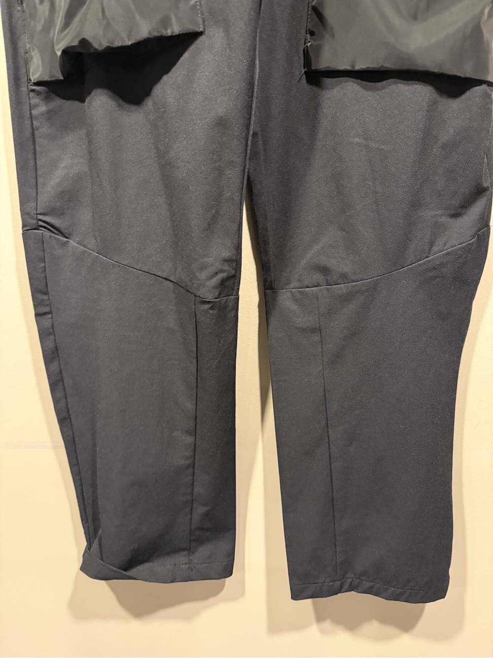 Louis Vuitton Utility tech Cargo Trousers with Logo Patch and front zip pockets image 5